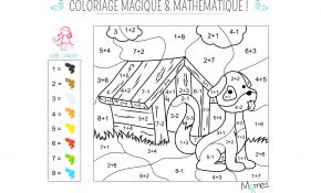 Jeux De Coloriage Magique Nice Coloriage Magique Et Mathématique Le Chien Momes