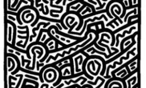 Keith Haring Coloriage Nice 71 Coloriages D œuvres D Artistes Peintres à Imprimer