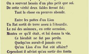 Le Lion Et Le Rat Meilleur De La Fontaine – Le Lion Et Le Rat