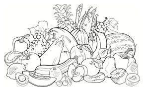 Légumes Coloriage Élégant Coloriage Aliments 4356 Alimentation Equilibree Legumes