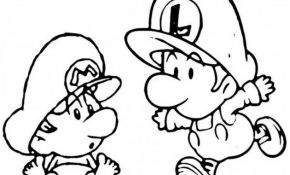 Luigi Coloriage Luxe 31 Coloriage Mario En Ligne