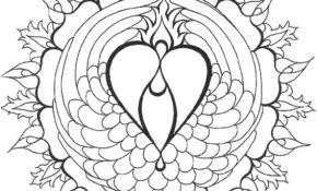 Mandala Coloriage Coeur Nice Mandalas Coeur 5 Mandalas – Coloriages à Imprimer