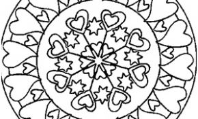 Mandala Coloriage Coeur Unique 18 Dessins De Coloriage Mandala Coeur à Imprimer