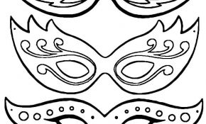 Masque À Colorier Luxe Coloriage Masques De Carnaval A Imprimer Gratuit