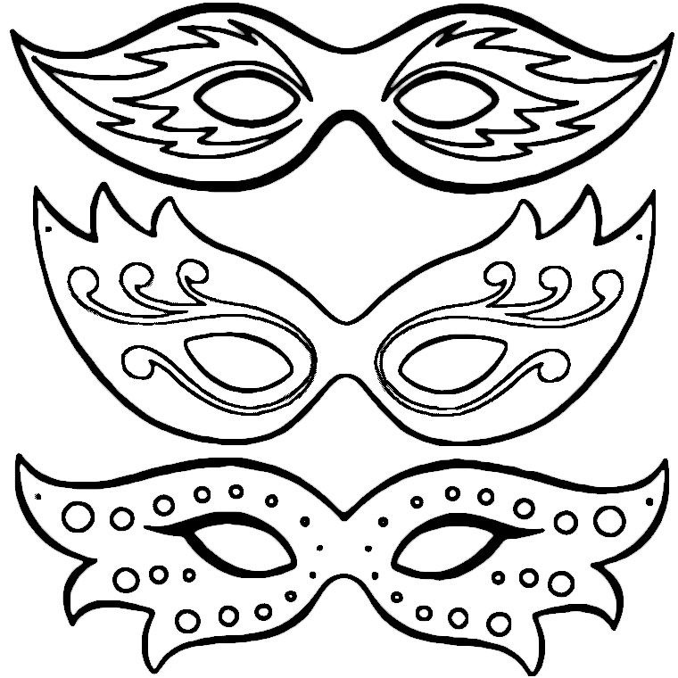 Masque À Colorier Luxe Coloriage Masques De Carnaval A Imprimer Gratuit
