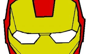 Masque Iron Man Unique Masque Iron Man à Imprimer
