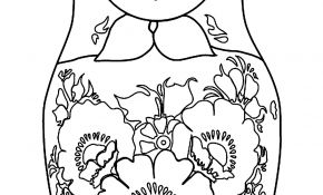 Matriochka Coloriage Nice Russian Dolls 11 Russian Dolls Adult Coloring Pages