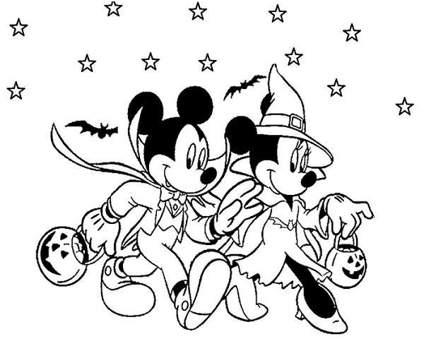 Mickey Coloriage Génial Coloriage Mickey Halloween