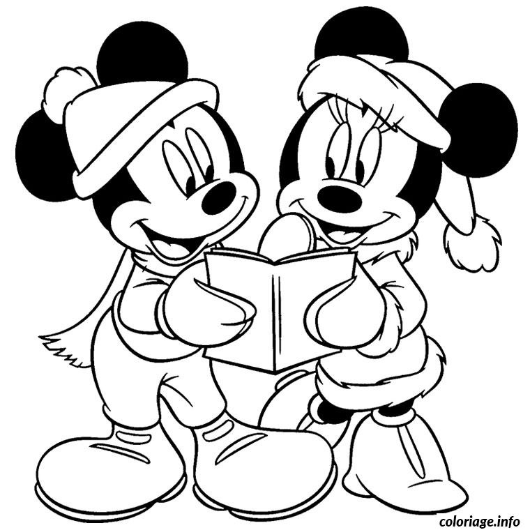 Mickey Coloriage Luxe Coloriage Noel Disney Mickey Dessin