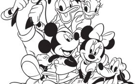 Mickey Mouse Coloriage Nice Mickey Mouse and Friends Coloring Pages