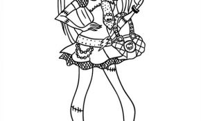 Monster High Coloriage Inspiration Coloriage Frankie Stein Style