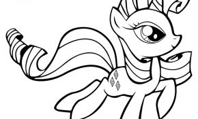 My Little Pony Coloriage Luxe Coloriages Rarity Courant Fr Hellokids
