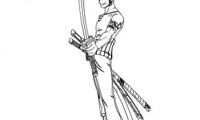 One Piece Coloriage Inspiration Coloriages Coloriage Zoro Fr Hellokids