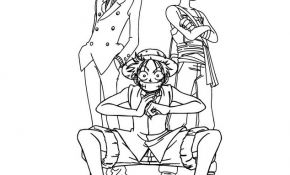 One Piece Coloriage Inspiration Dibujos Para Colorear Sanji Usuff Y Luffy Es Hellokids