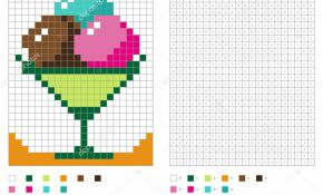 Pixel Art Coloriage Nice Enfants Coloriage Pixel Coloriage Avec Numérotées Carrés