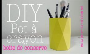 Pot A Crayon Nouveau Diy Déco Recyclage Pot à Crayon Avec Boite De Conserve Et