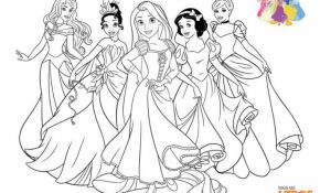 Princesse Coloriage Luxe Coloriage Princesse Disney à Imprimer En Ligne
