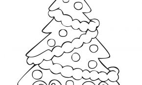 Sapin De Noel Dessin Élégant Sapin De Noël 39 Objets – Coloriages à Imprimer