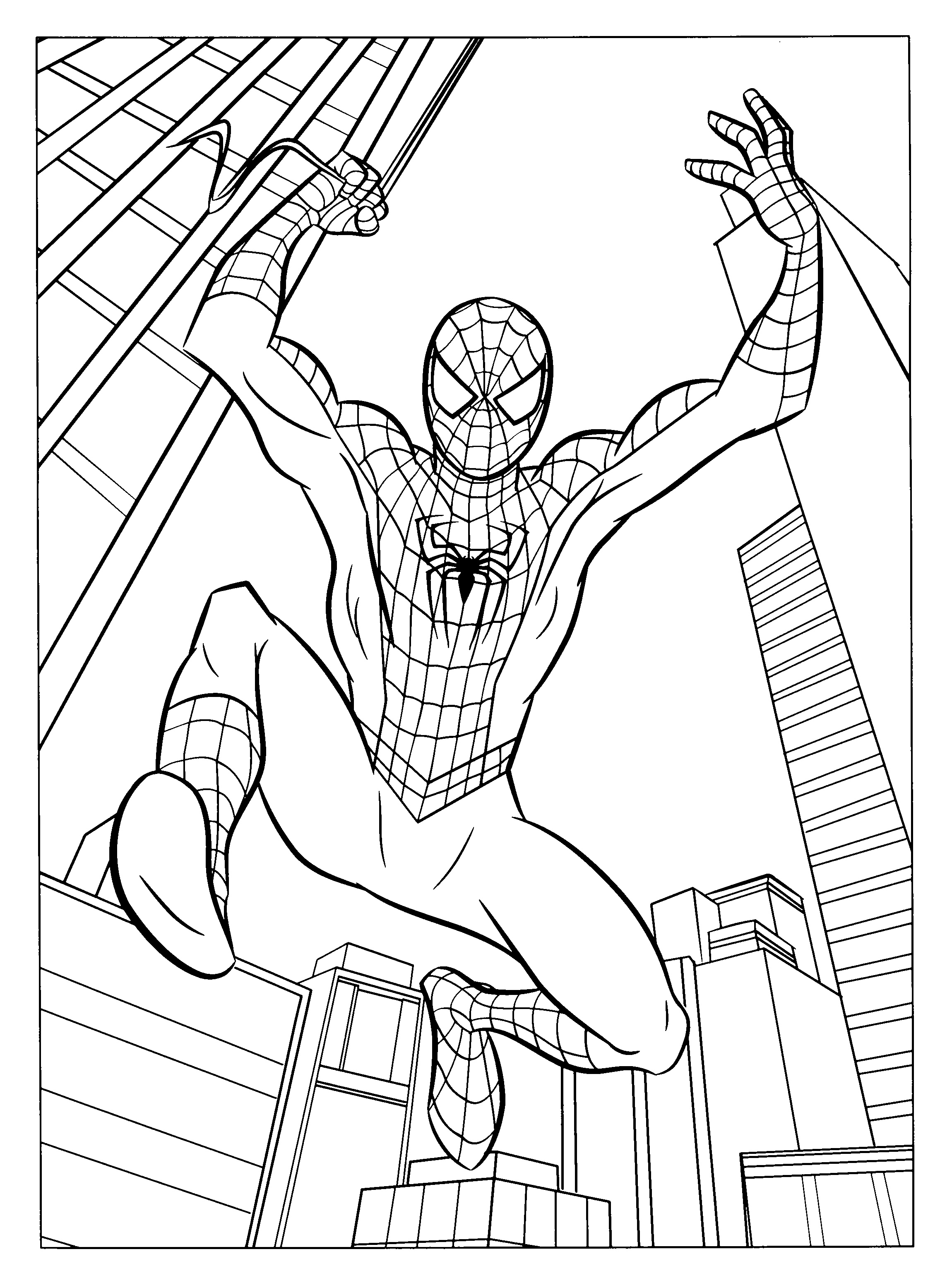 Spider Man Coloriage Nice Spiderman 3 Coloring Pages Coloringpages1001
