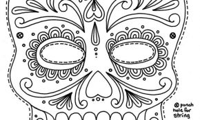 Tete De Mort Mexicaine Coloriage Nice T Te De Mort Dessin Coloriage Halloween Masques Mexicains