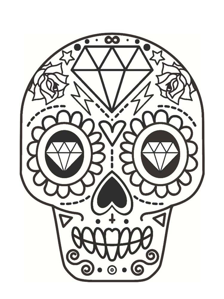 Tete De Mort Mexicaine Coloriage Nouveau Coloriage A Imprimer Mandala Tete De Mort Cambridge