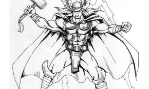Thor Coloriage Frais Coloriage Thor à Imprimer Gratuitement