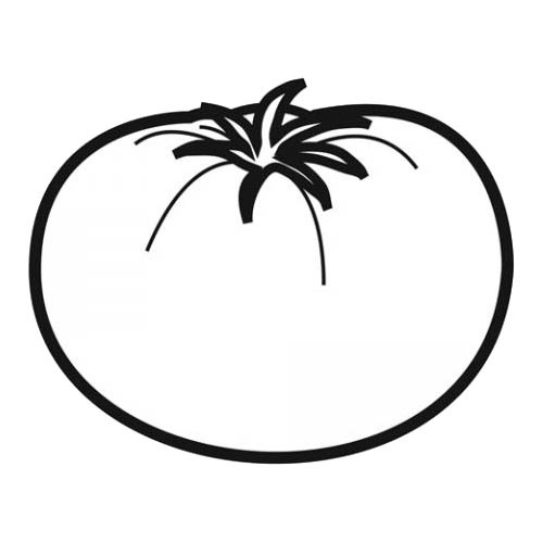 Tomate Coloriage Inspiration Pin tomate Dessin On Pinterest