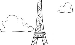 Tour Eiffel Coloriage Nice 埃菲尔铁塔简笔画 简笔画 亲子图库 太平洋亲子网