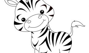 Zebre Coloriage Luxe Zèbre 44 Animaux – Coloriages à Imprimer