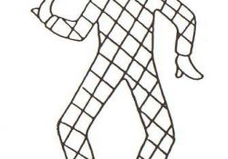 Arlequin Coloriage Inspiration Colorear Dibujos De Arlequines