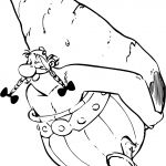 Astérix Et Obélix Coloriage Élégant Coloriage Obelix Et Un Menhir à Imprimer Sur Coloriages Fo