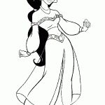 Coloriage 0 Imprimer Meilleur De Coloriage Princesse Disney Jasmine à Imprimer