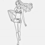 Coloriage A Imprimer Barbie Inspiration Colour Drawing Free Wallpaper Barbie Coloring Drawing