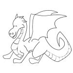 Coloriage À Imprimer Dragon Nice Le Dragon En Coloriage à Imprimer Magicmaman