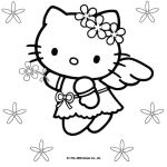 Coloriage A Imprimer Hello Kitty Nice Coloriage A Imprimer Hellokitty Se Deguise En Ange Gratuit