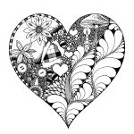 Coloriage À Imprimer Mandala Coeur Meilleur De Coloriage Doodle Coeur St Valentin Par Maud Feral