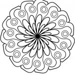 Coloriage À Imprimer Mandala Fleurs Meilleur De Coloriage Mandala Fleur Simple