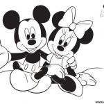 Coloriage À Imprimer Mickey Frais Coloriage Disney Minnie Et Mickey Les Amoureux Jecolorie