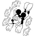 Coloriage À Imprimer Mickey Nouveau Coloriage A Imprimer Mickey Nage Sous Marine Gratuit Et