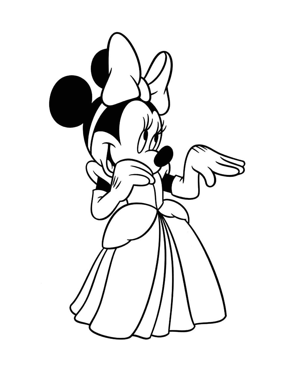 Coloriage À Imprimer Minnie Nice Coloriage Minnie Gratuit à Imprimer Coloriage Mickey Et