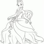 Coloriage À Imprimer Princesse Disney Inspiration Disney Princess Tiana Coloring Pages To Girls