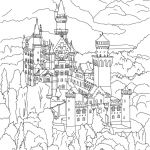 Coloriage Allemagne Inspiration Coloriages Coloriage Du Chateau De Neuschwanstein En