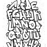 Coloriage Alphabet Élégant Coloriage Alphabet Graffiti Momes