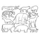 Coloriage Animaux Savane Unique Coloriages à Imprimer Hyène Numéro
