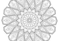Coloriage Anti-stress Nice Mandala Anti Stress1 M&amp;alas Adult Coloring Pages