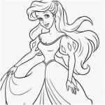 Coloriage Ariel Inspiration Coloriage Princesse Ariel Dans Sa Robe De Bal
