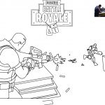 Coloriage Arme fortnite Génial fortnite Scene Shooting Coloring Pages Printable