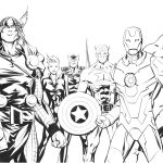 Coloriage Avenger Luxe Avengers Super Héros – Coloriages à Imprimer
