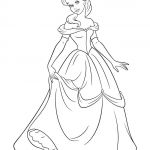 Coloriage Belle Inspiration Coloriage Disney Princesse Belle à Imprimer