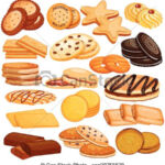 Coloriage Biscuit Nice Nourriture Biscuits Biscuit Collection Assorti